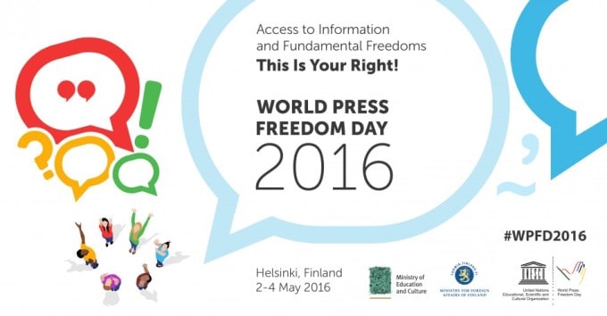 UNESCO World Press Freedom Day 2016