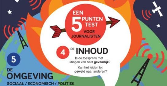 5 Point Hate Speech infographic in Dutch