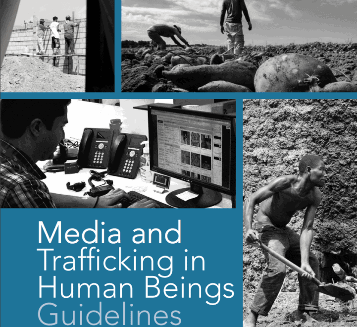 Media and Trafficking in Human Beings Guidelines Headline Front Page
