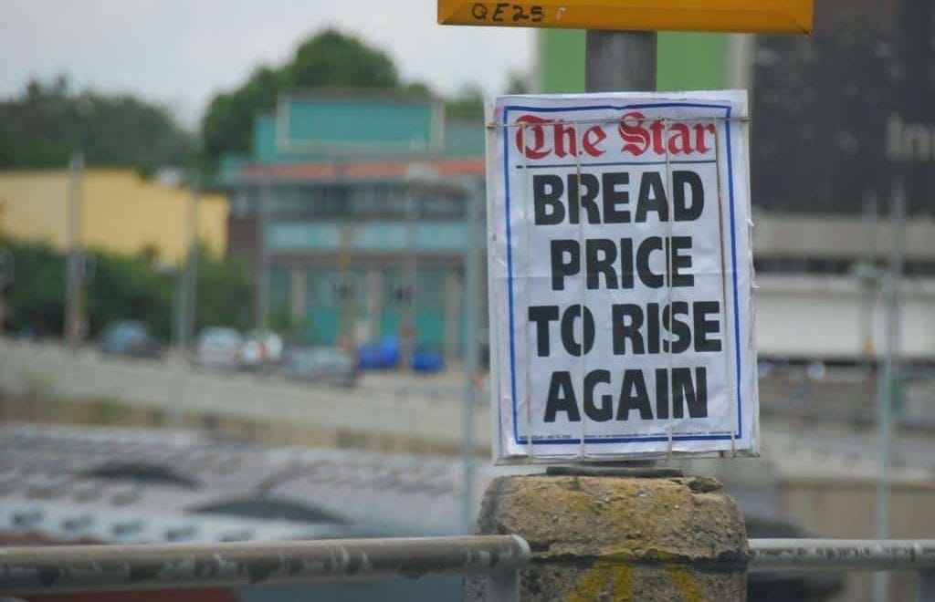 “Bread price to rise again” by Paul Keller (https:// ic. kr/p/4nxWky) is licensed under CC BY 2.0